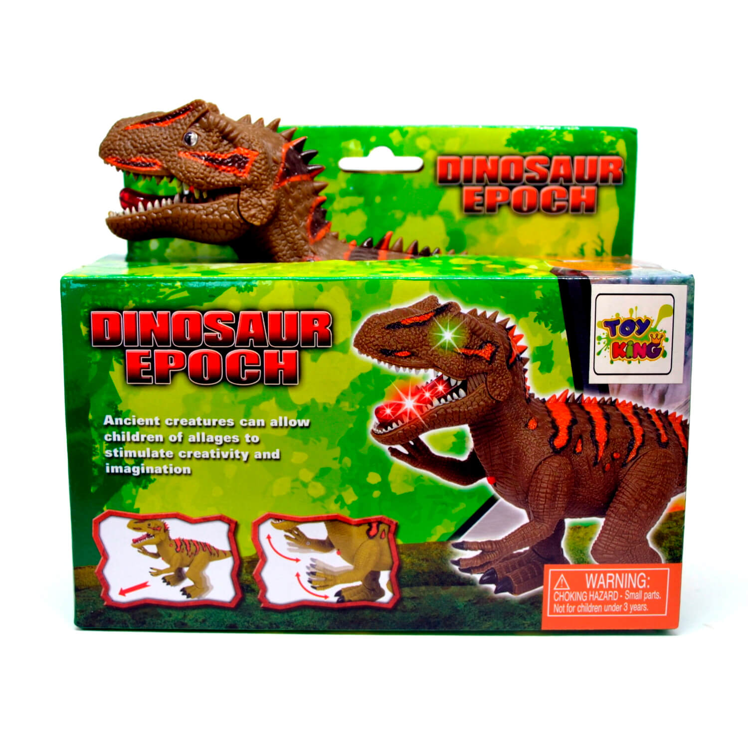 Animal Plástico a Pilha Dinosaur Epoch Toy King (1)