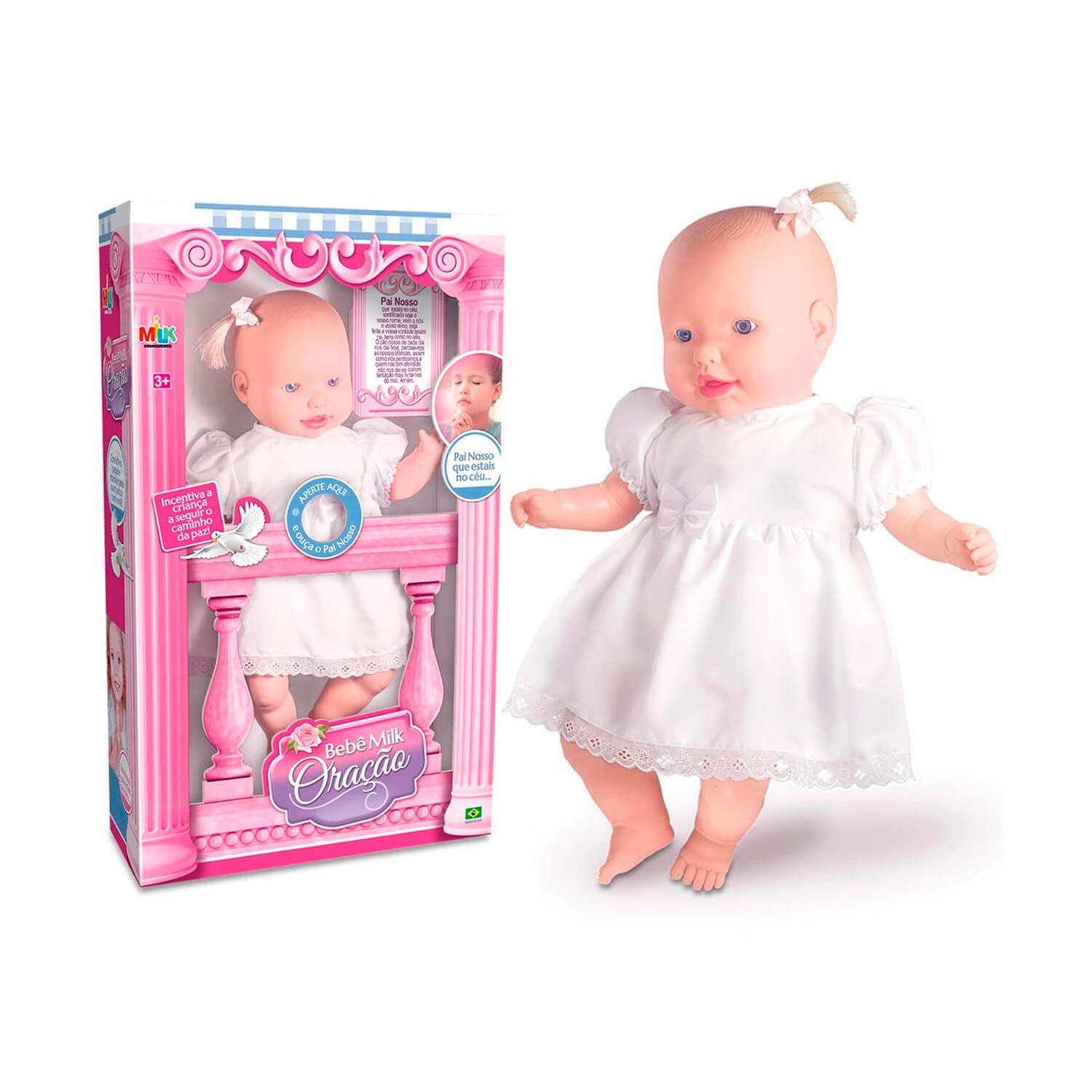 Lojas-TEM-Boneca-Bebê-Oração-Milk-Brinquedos