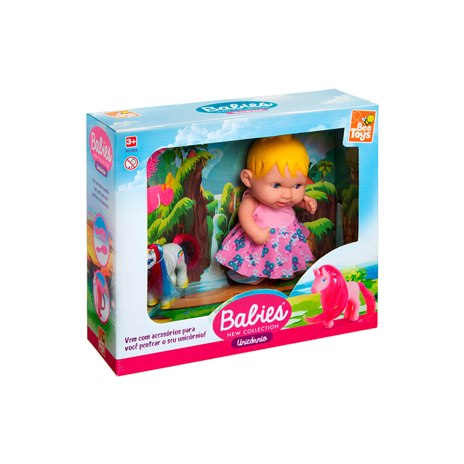 Lojas-TEM-New-Collection-Babies-Unicórnio-Rotobrinq-Bee-Toys