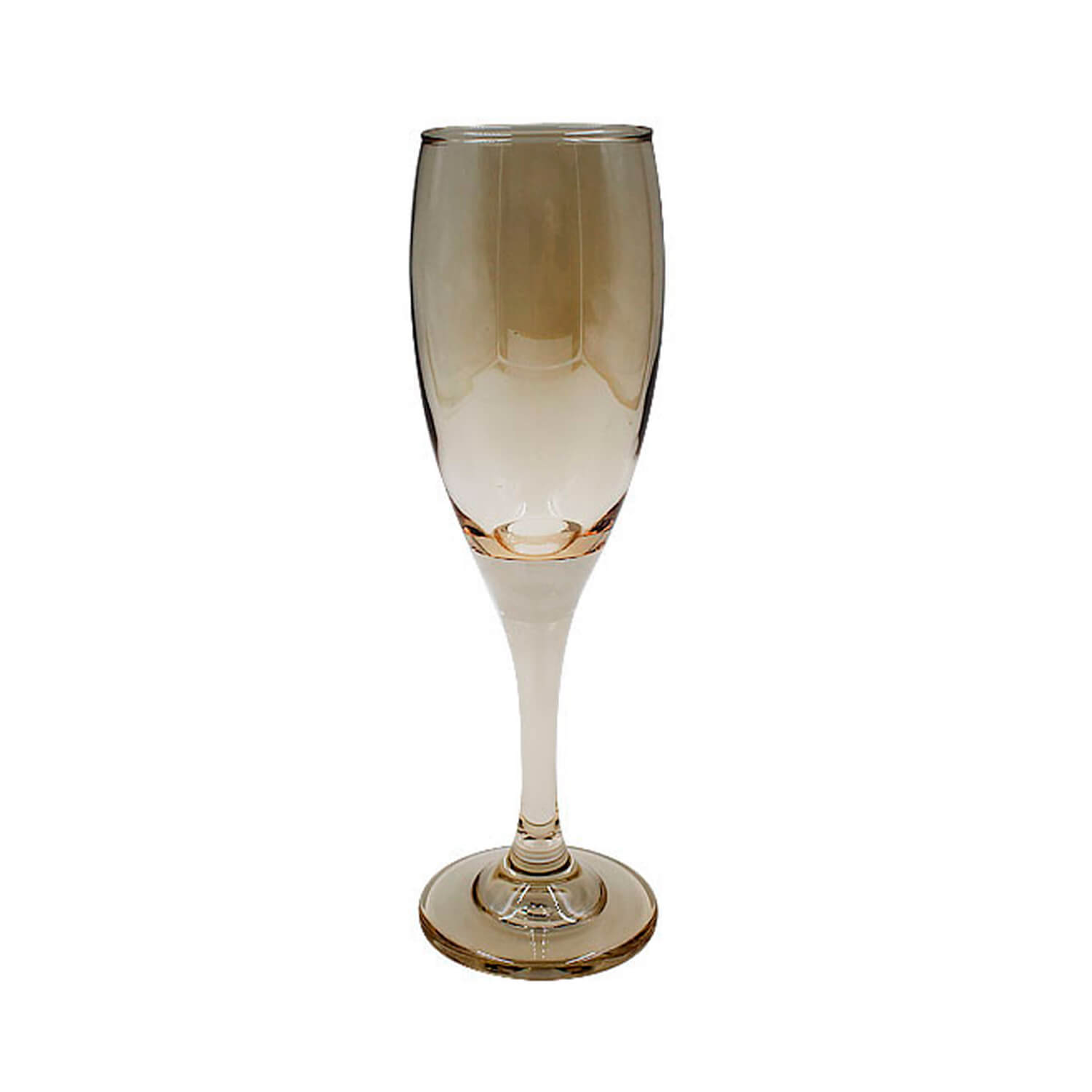 Taça Vidro Champagne Dourada 150ml Unidade Cim (1)