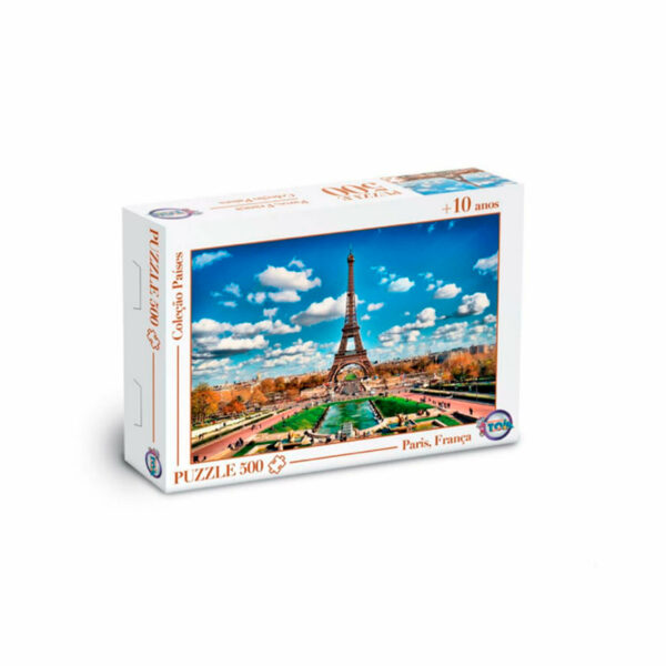 Lojas-TEM-Puzzle-Paris-500-Pecas-Colecao-Paises-Toia-Brinquedos